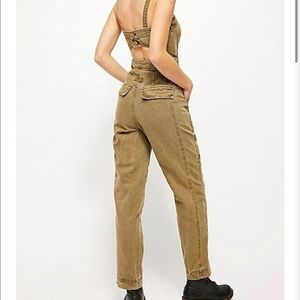 Free People Go West Utility Jumpsuit
